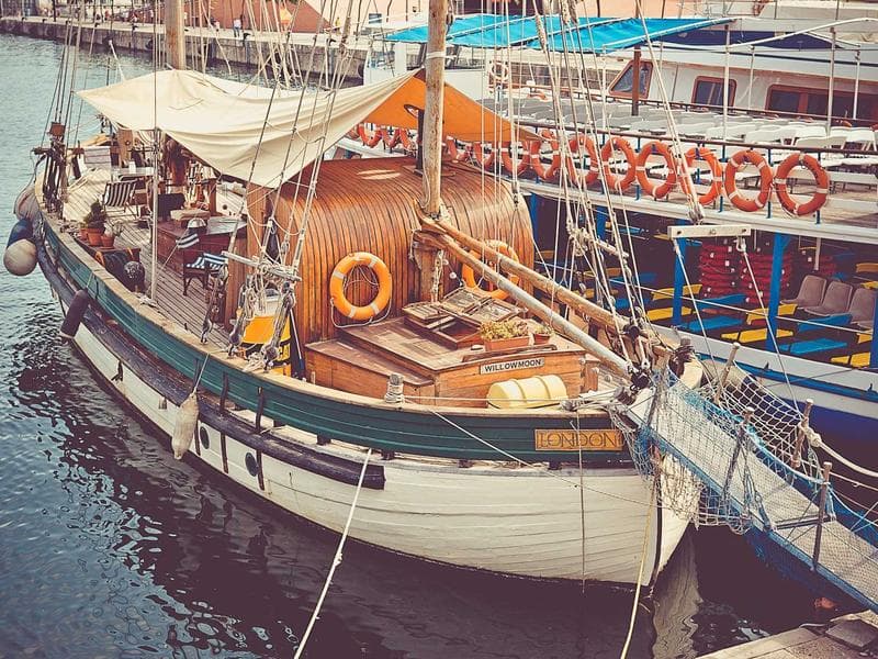 Large sailing boat